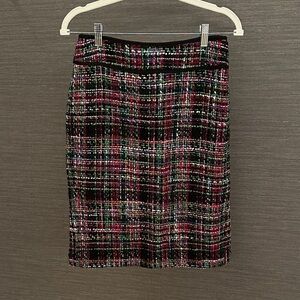 Talbots Multicolor Tweed Skirt
